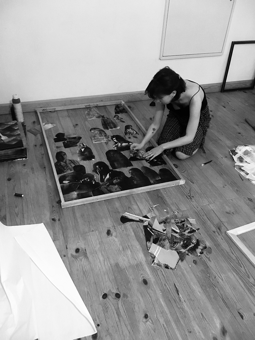 Paulina Araszkiewicz przy pracy