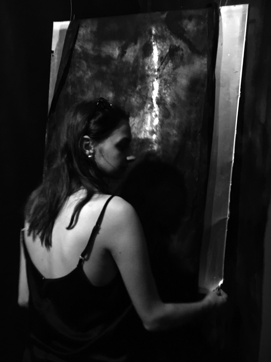 Sandra Stępień w zaaranżowanej przez siebie przestrzeni - 1 nagroda