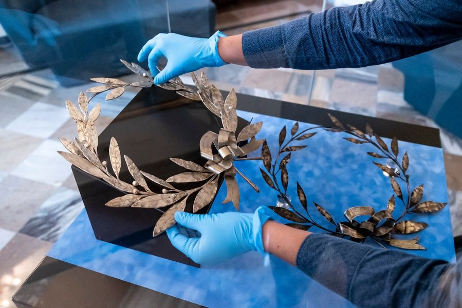 wieniec laurowy pokaz konserwatorski Marta Zaborowska