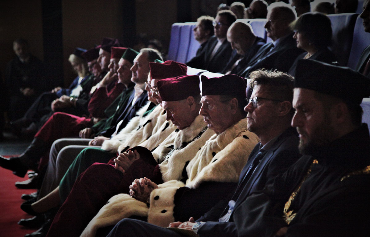 Inauguracja roku akademickiego 2022/2023, 3 października 2022, ASP w Warszawie, Aula przy ul. Wybrzeże Kościuszkowskie 37/39. Fot. ASP w Warszawie.