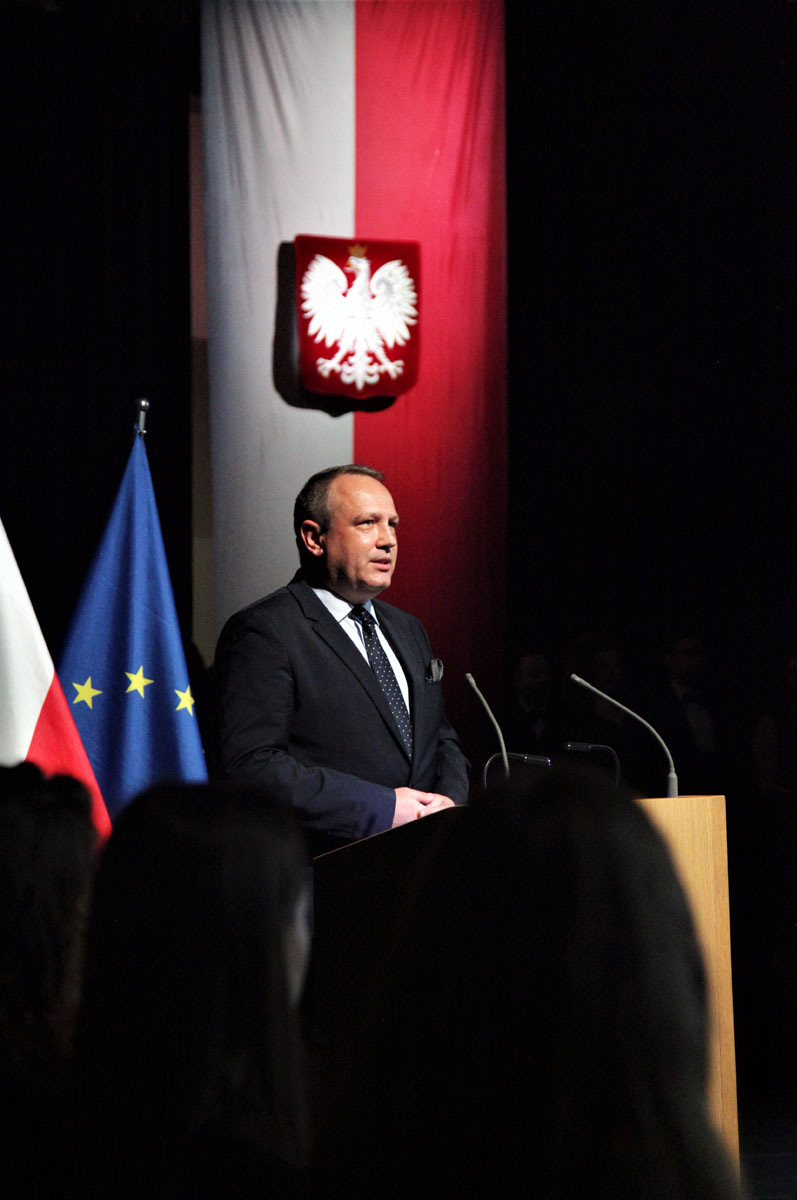 Inauguracja roku akademickiego 2022/2023, 3 października 2022, ASP w Warszawie, Aula przy ul. Wybrzeże Kościuszkowskie 37/39. Fot. ASP w Warszawie.