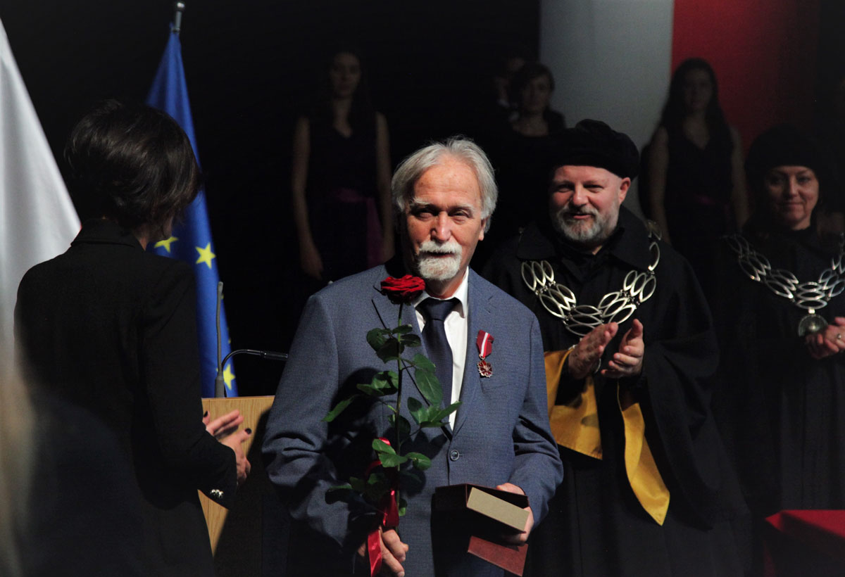 Inauguracja roku akademickiego 2022/2023, 3 października 2022, ASP w Warszawie, Aula przy ul. Wybrzeże Kościuszkowskie 37/39. Fot. ASP w Warszawie.