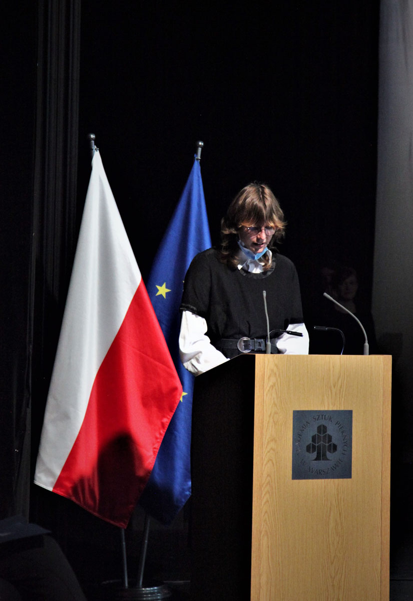 Inauguracja roku akademickiego 2022/2023, 3 października 2022, ASP w Warszawie, Aula przy ul. Wybrzeże Kościuszkowskie 37/39. Fot. ASP w Warszawie.