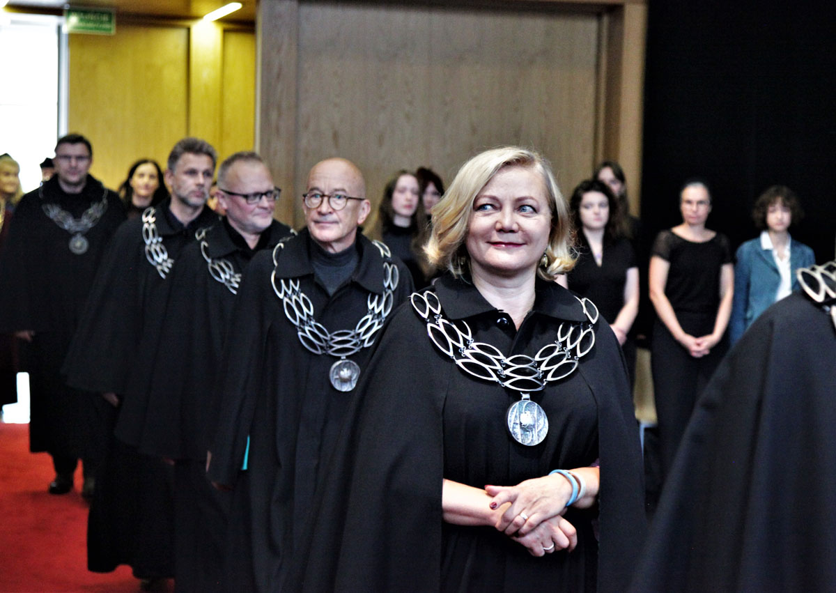 Inauguracja roku akademickiego 2022/2023, 3 października 2022, ASP w Warszawie, Aula przy ul. Wybrzeże Kościuszkowskie 37/39. Fot. ASP w Warszawie.