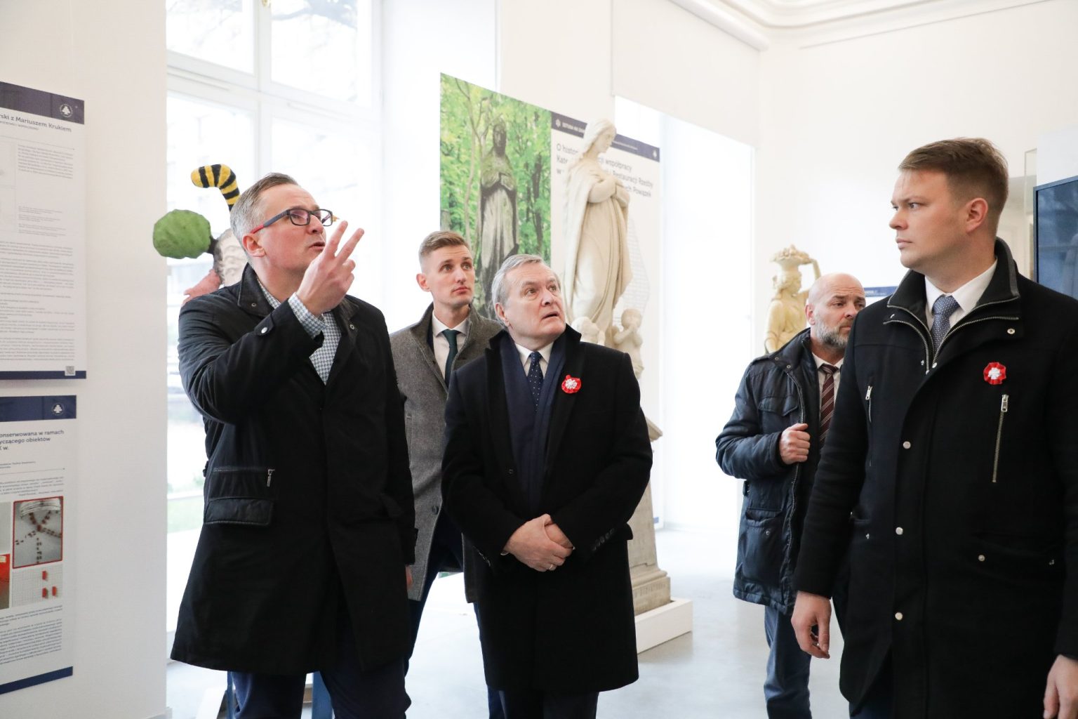 Oprowadzenie po wystawie z udziałem Wicepremiera Piotra Glińskiego