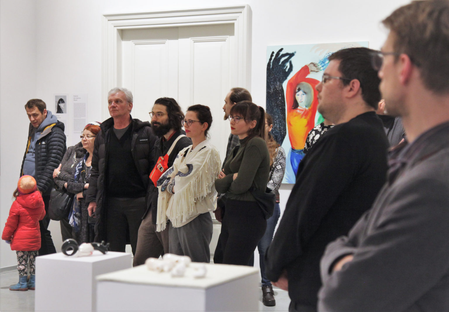 Publiczność na wernisażu