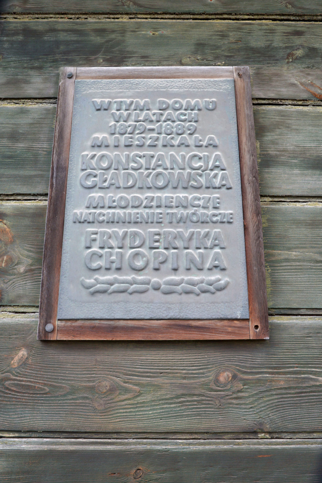 Tablica pamiątkowa.