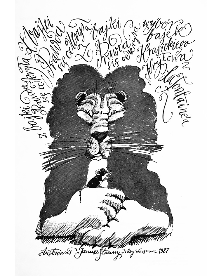 Janusz Stanny, ilustracja z bajki "Prawda się odkryła".