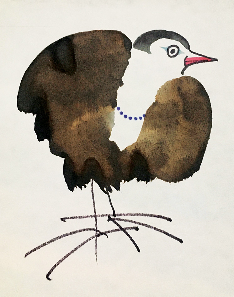 Janusz Stanny, ilustracja z "Jaskółki" Jana Brzechwy, 1997.