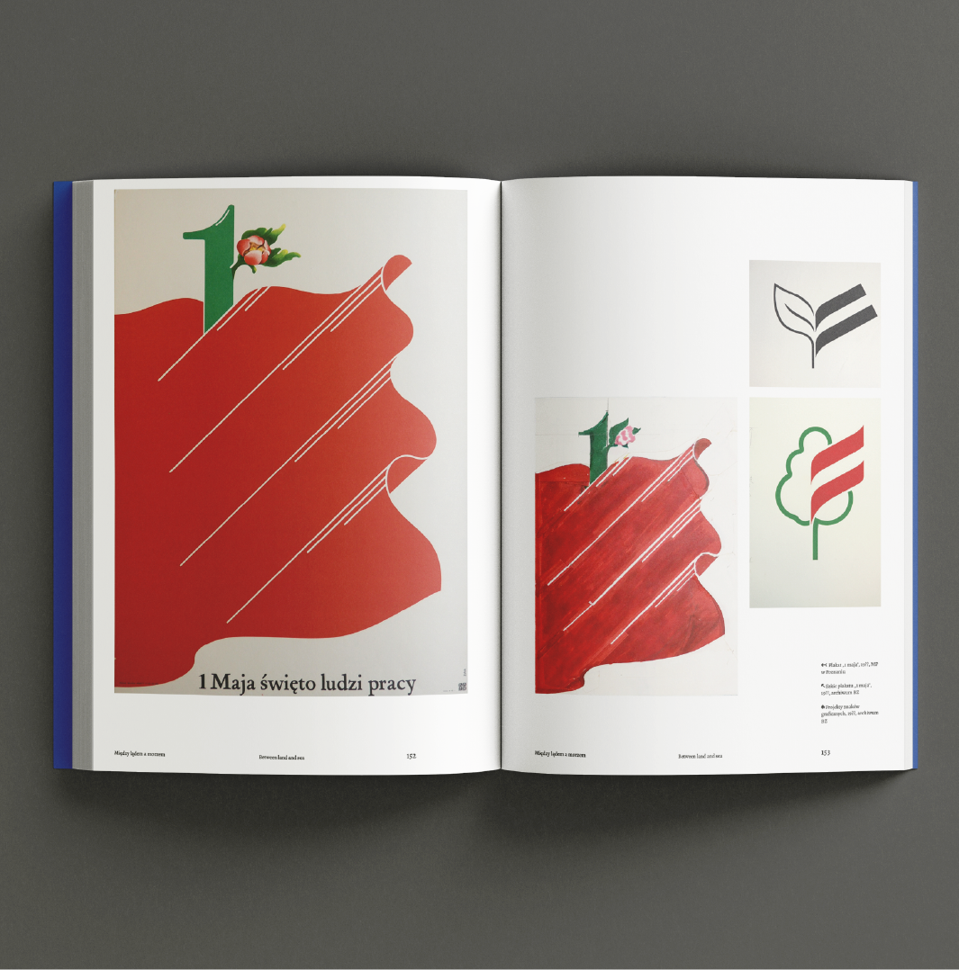 Przykładowa rozkładówka z książki "Bronisław Zelek. W zaklętej krainie liter”.