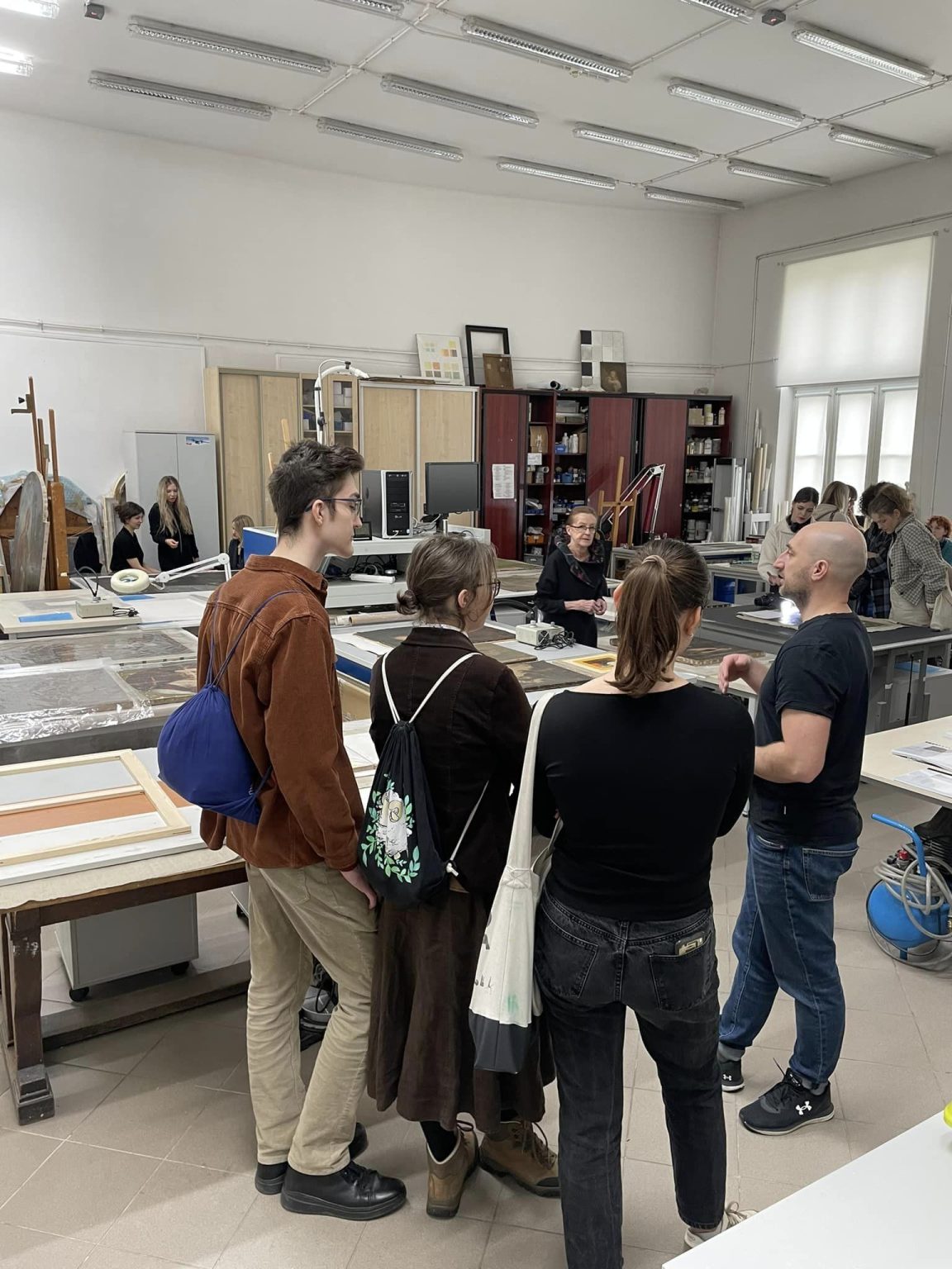 Stacjonarne Dni Otwarte ASP w Warszawie 2023, 1 kwietnia 2023. Fot. Monika Jadzińska.