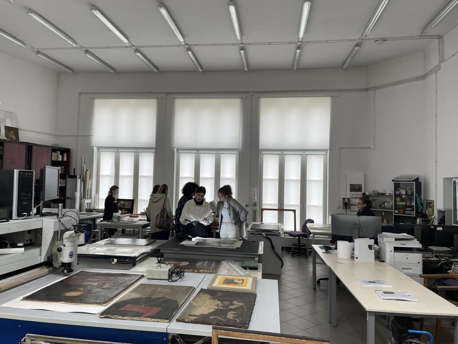 Stacjonarne Dni Otwarte ASP w Warszawie 2023, 1 kwietnia 2023. Fot. Monika Jadzińska.