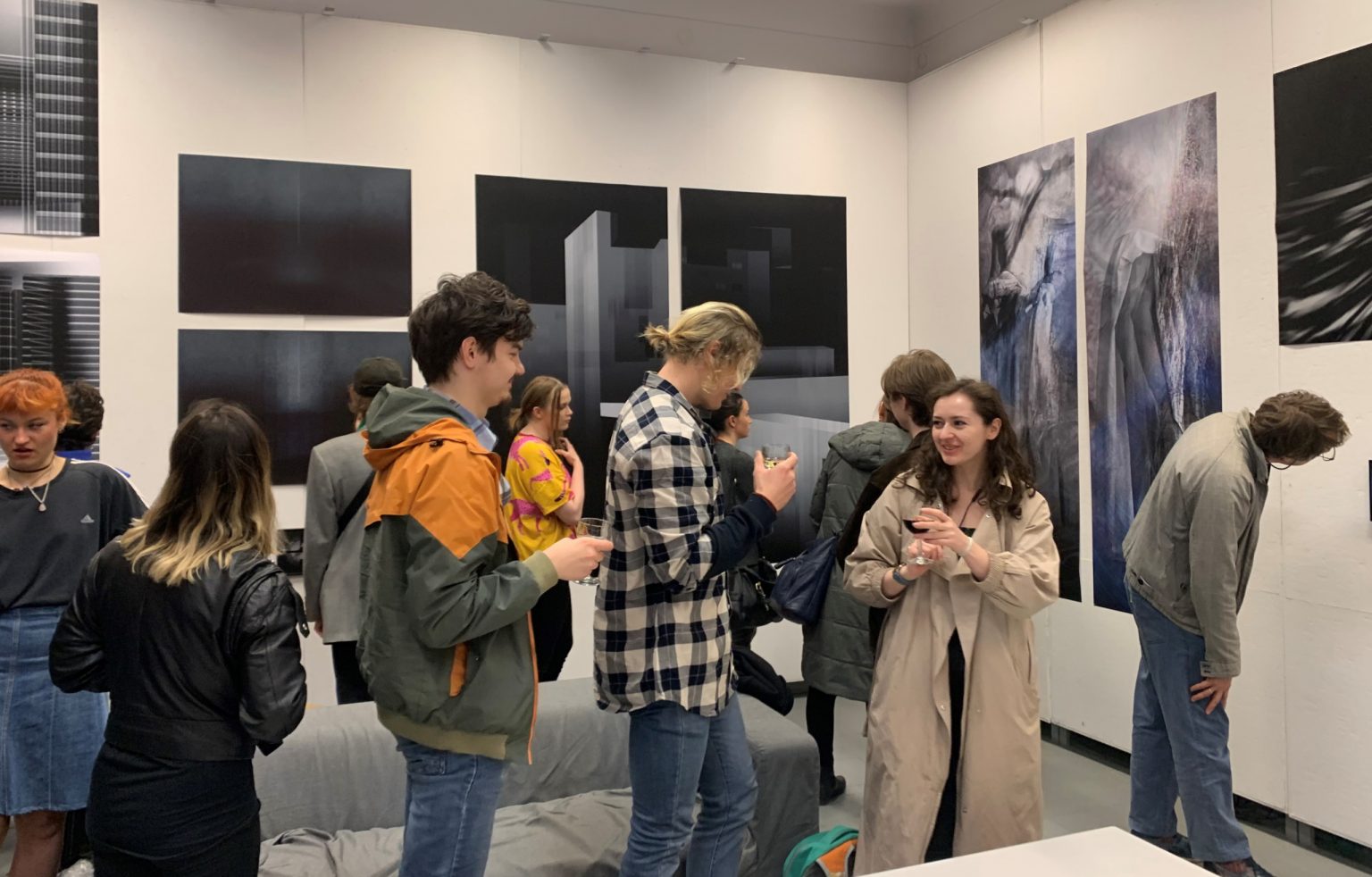 Uczestnicy wernisażu