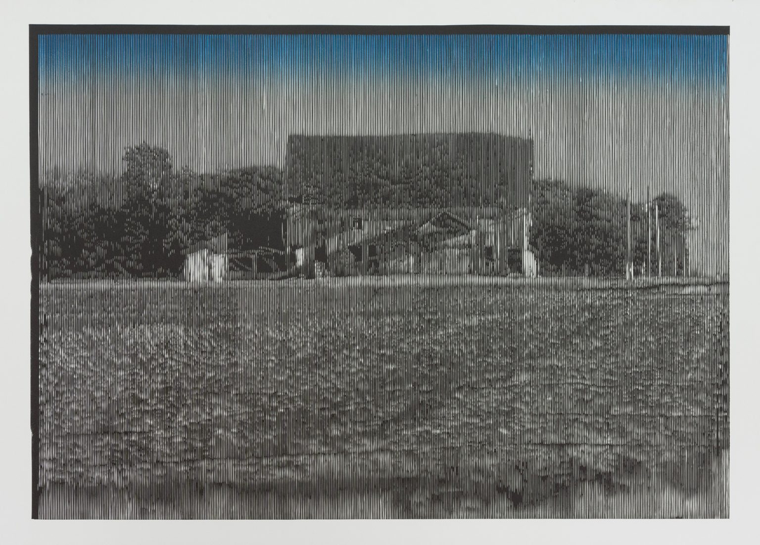 "Augenblick", Wojciech Tylbor-Kubrakiewicz, linoryt, 2023.