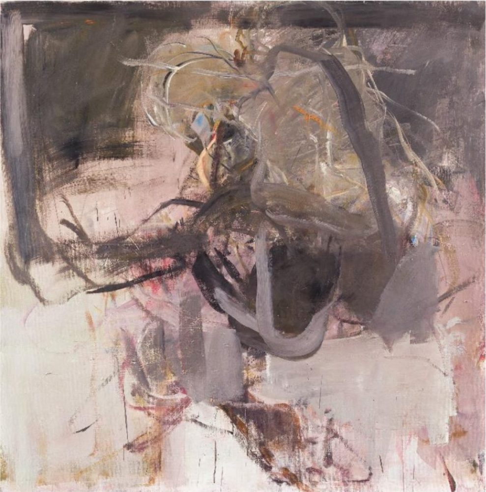 BEZ TYTUŁU, 2012, olej, płótno, 140 x 140 cm