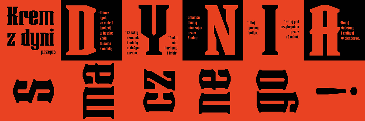 Filip Ejno - przepis typograficzny