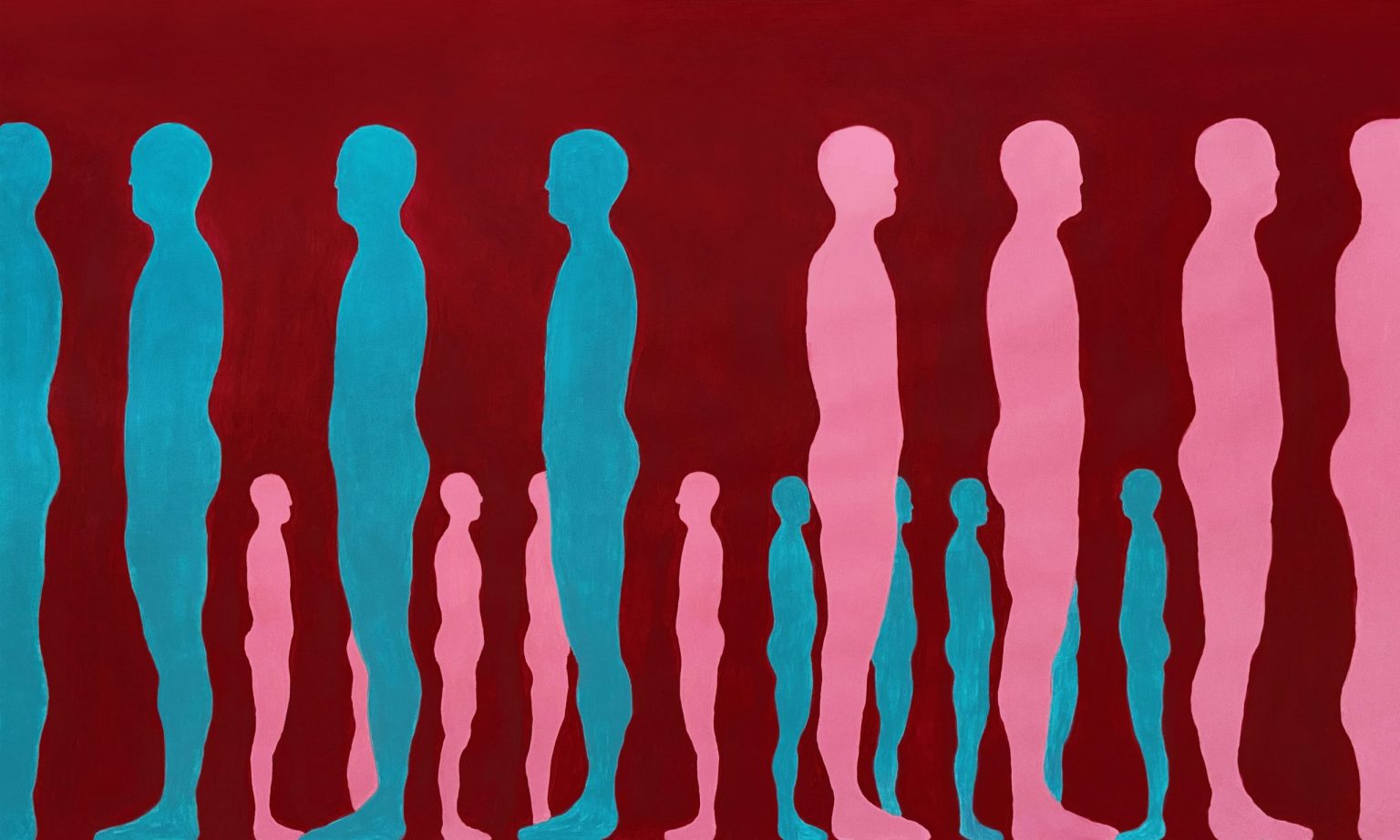 Jeremi Czyż 2020 Ja On Ona Ja 60x100 cm