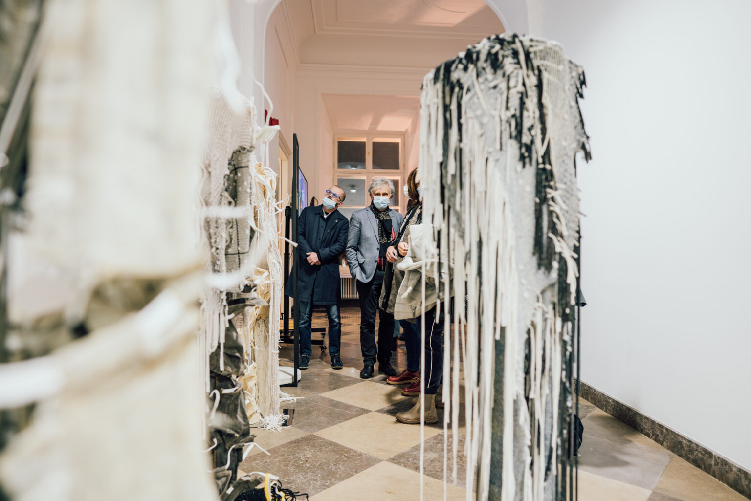 Widok ekspozycji prac dyplomowych