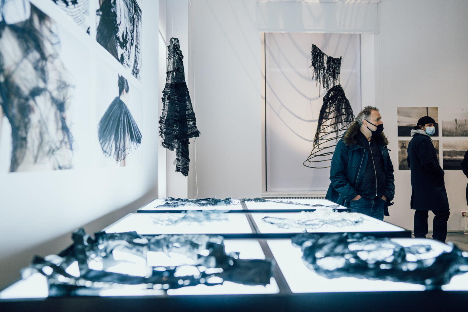 Widok ekspozycji prac dyplomowych