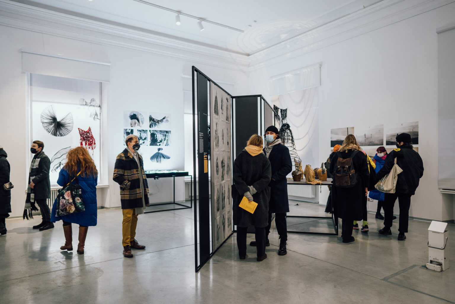 Widok ekspozycji prac dyplomowych