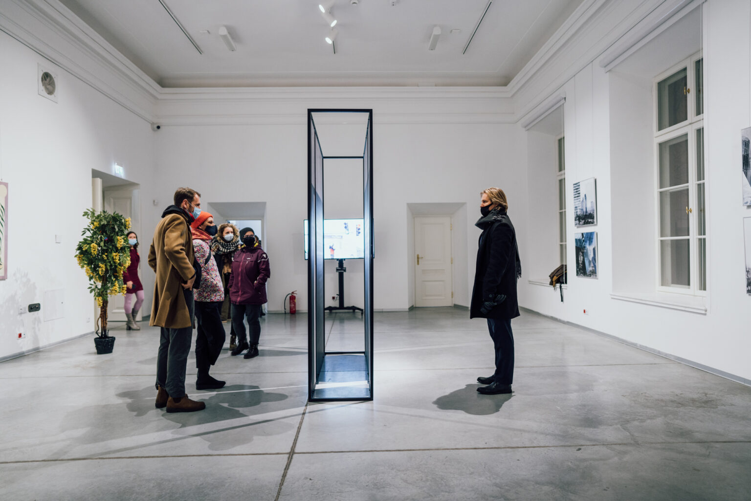 Widok ekspozycji prac dyplomowych