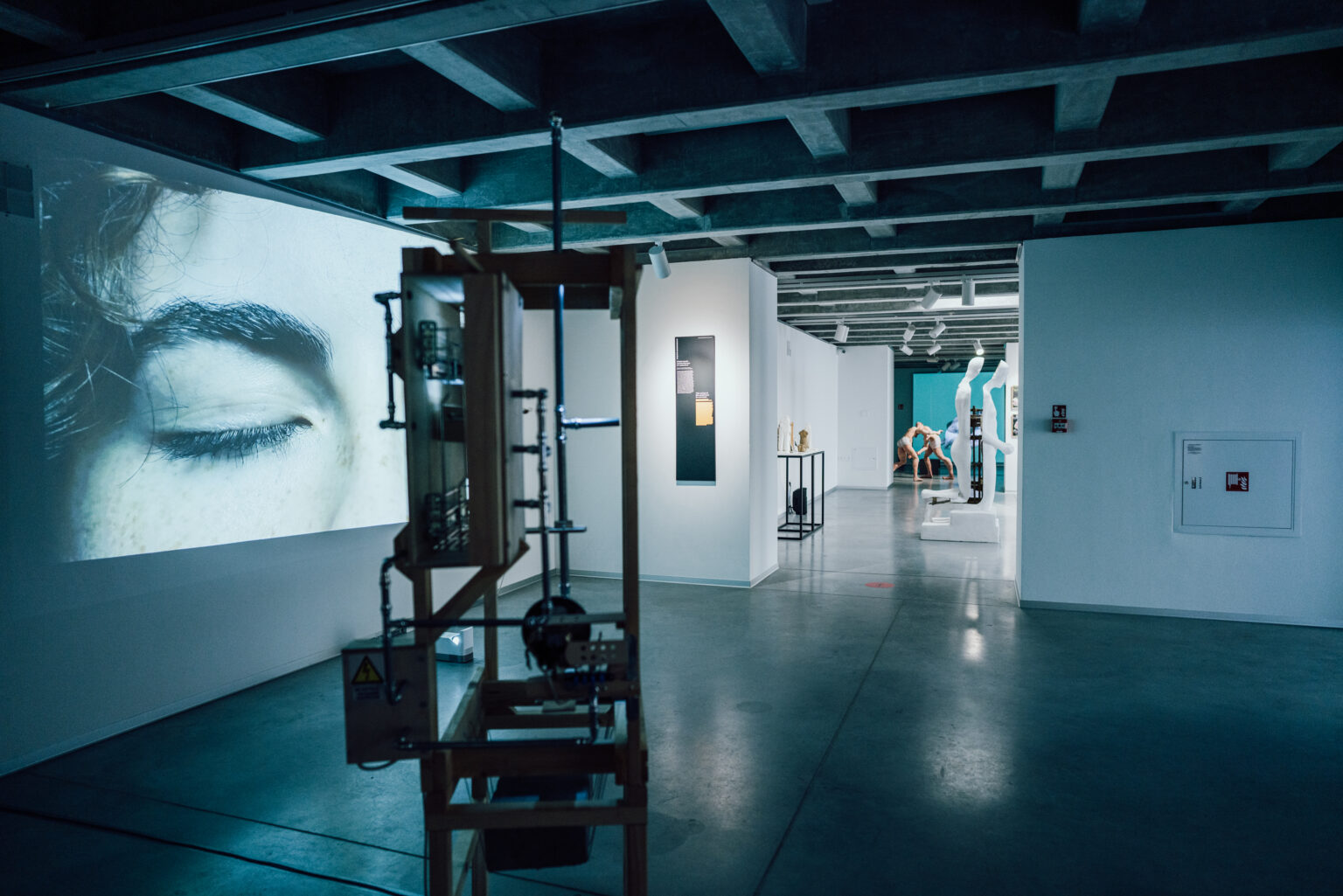 Widok ekspozycji prac dyplomowych