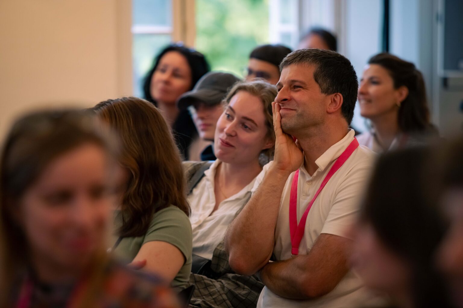 Słuchacze podczas konferencji