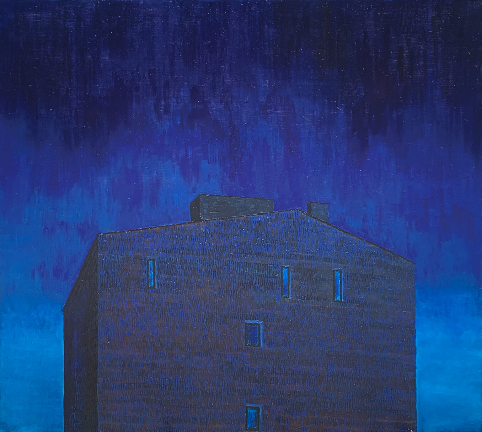 Obraz przedstawiający budynek