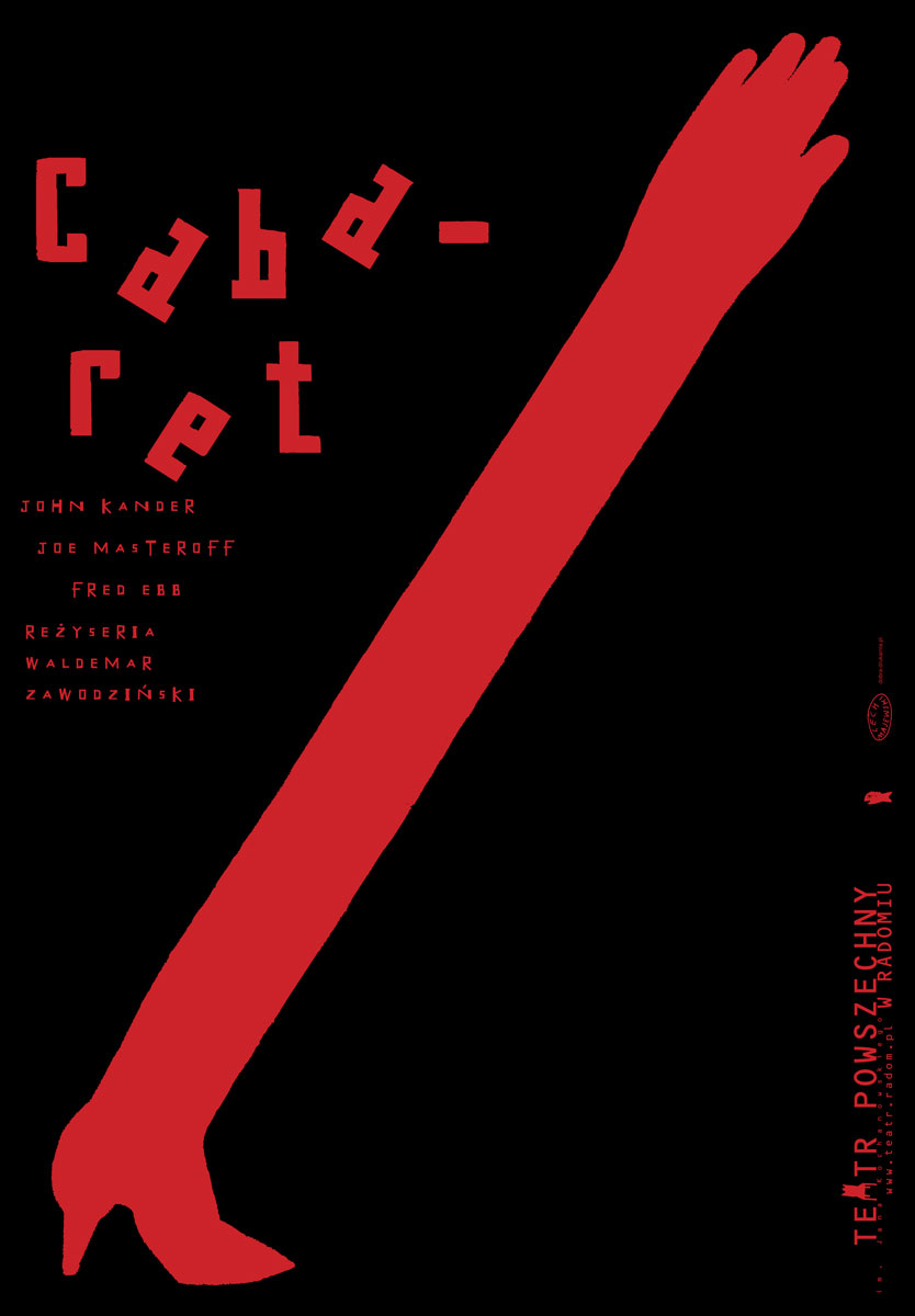 Czerwony motyw graficzny na czarnym tle