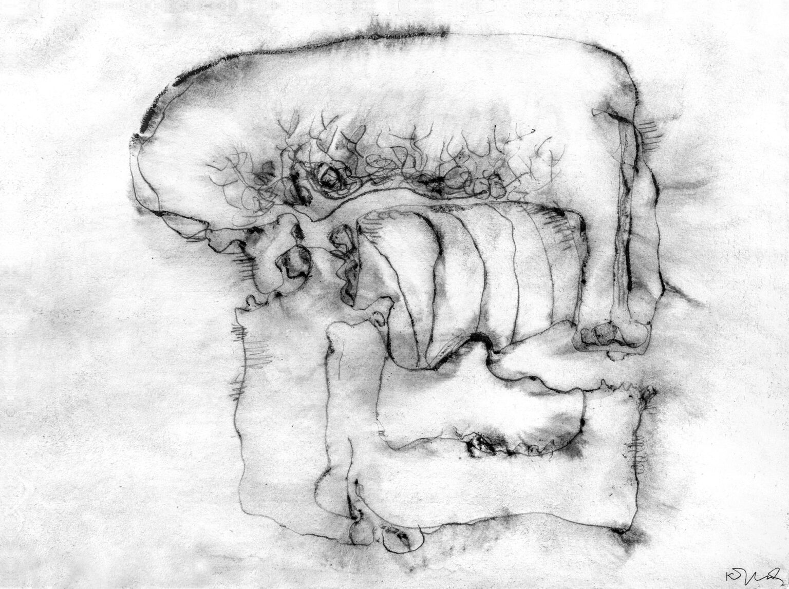monochromatyczna abstrakcja