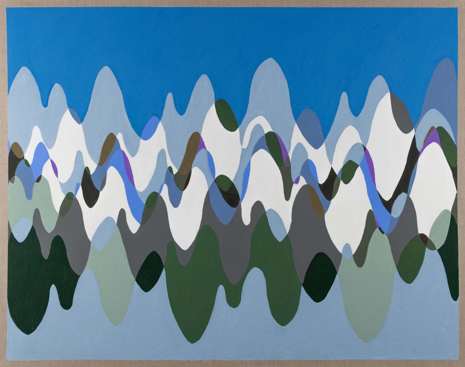 Wielobarwny obraz abstrakcyjny