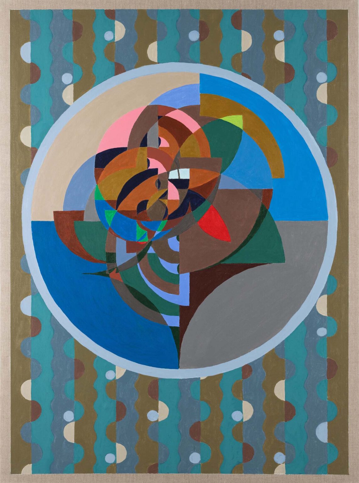 Wielobarwny obraz abstrakcyjny