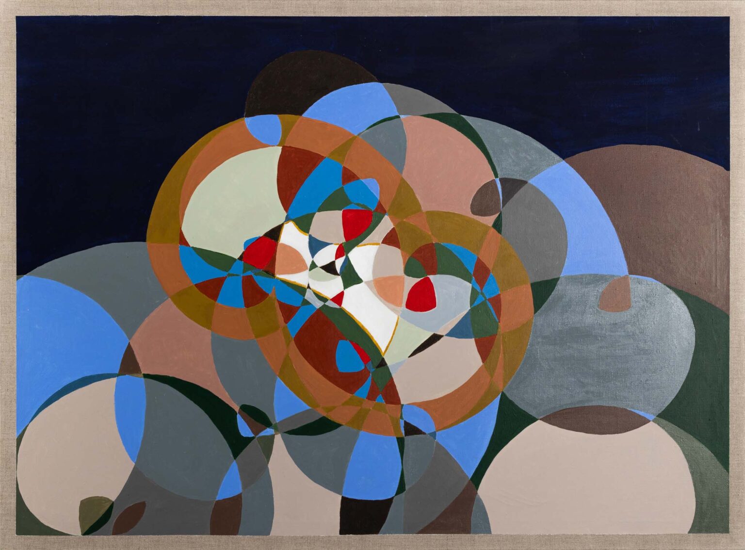 Wielobarwny obraz abstrakcyjny