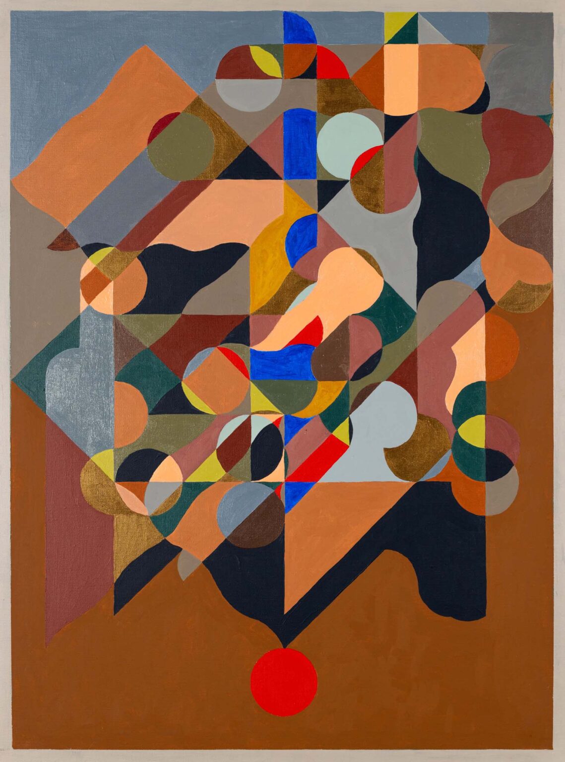 Wielobarwny obraz abstrakcyjny