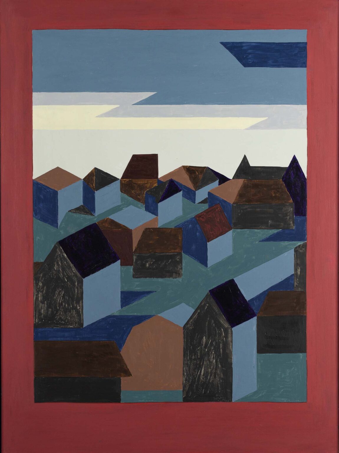 Wielobarwny obraz abstrakcyjny