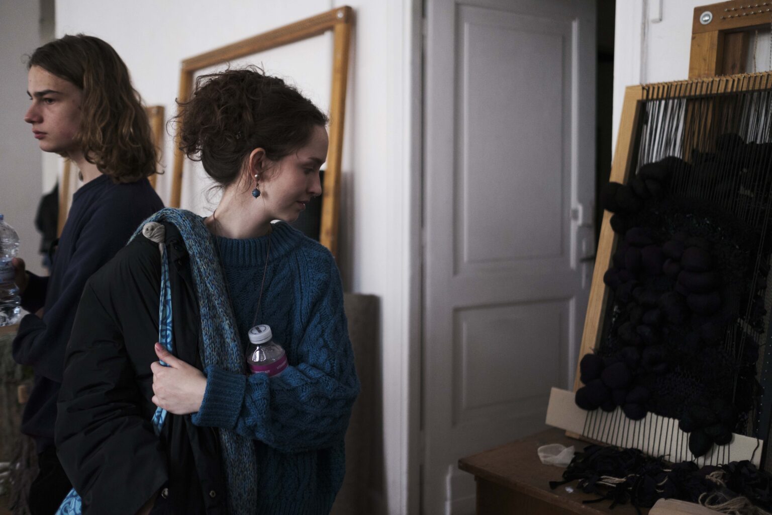 dziewczyna w pracowni