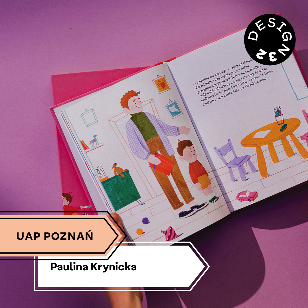 Otwarta książka dla dzieci z ilustracjami