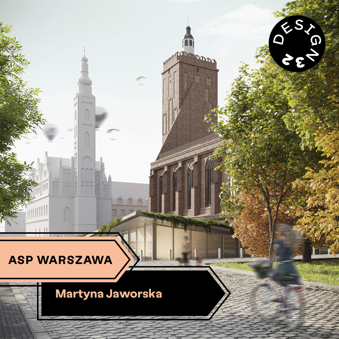 Wizualizacja obiektu architektonicznego i zieleni