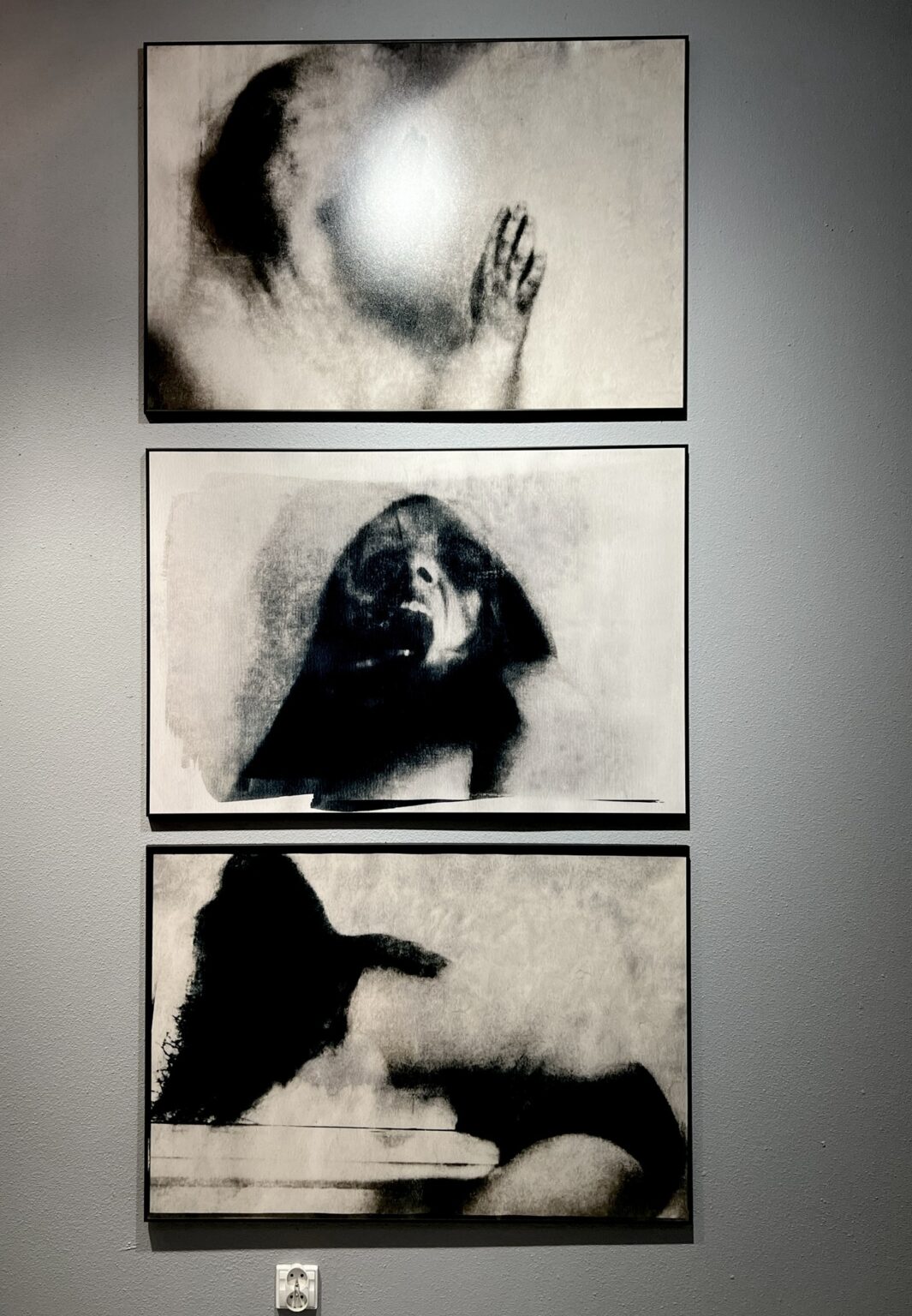 trzy prace prezentowane jedna pod drugą