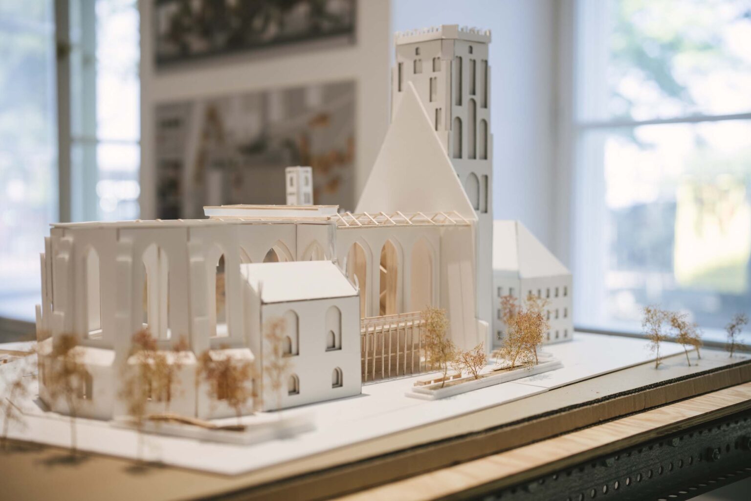 makieta sakralnego obiektu architektonicznego