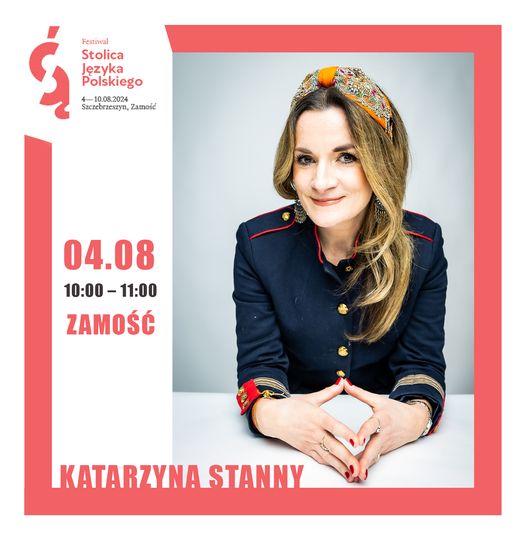 grafika zawierająca portret uśmiechniętej kobiety