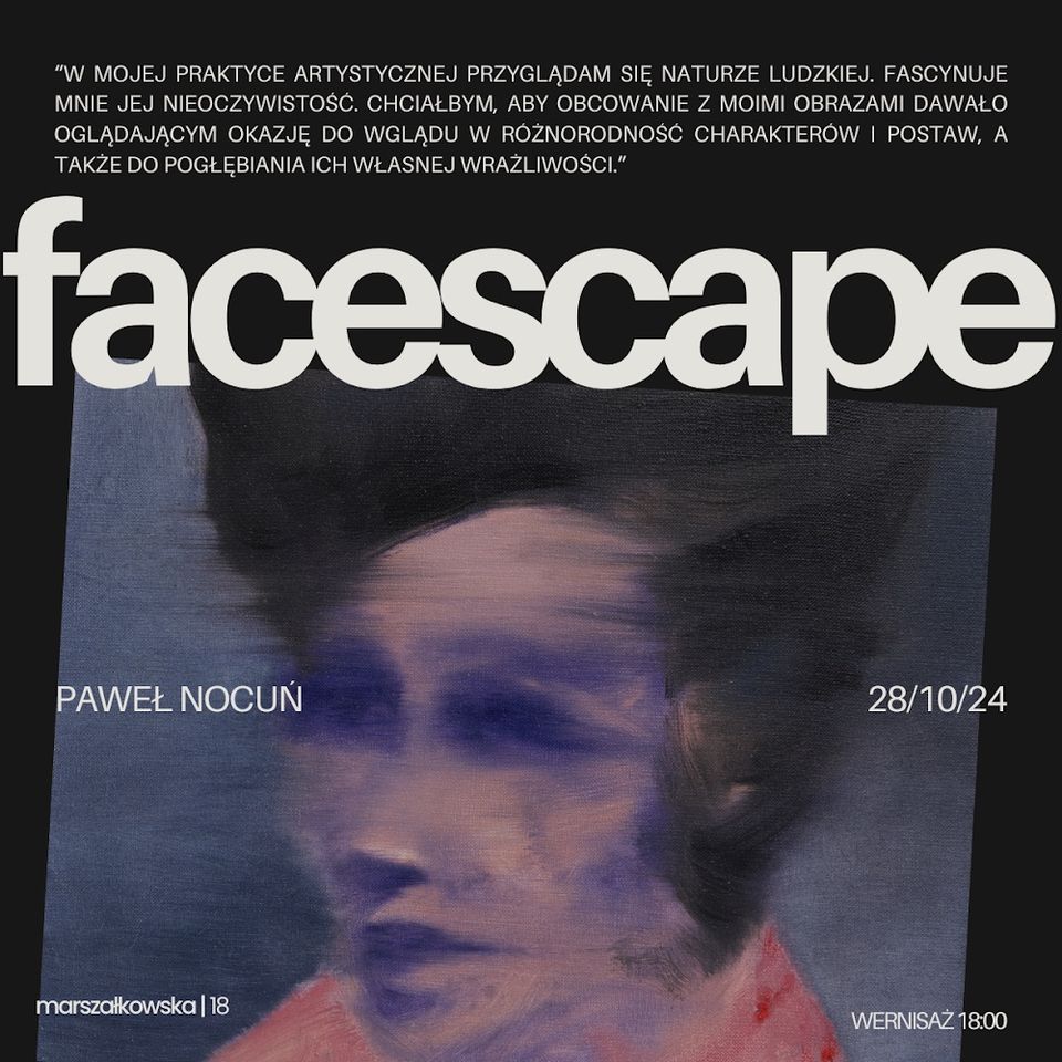 grafika z fragmentem kobiecego portretu