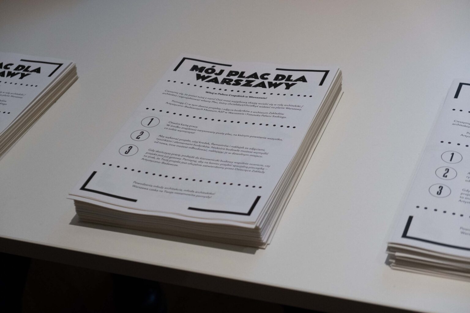 materiały wydrukowane na warsztaty