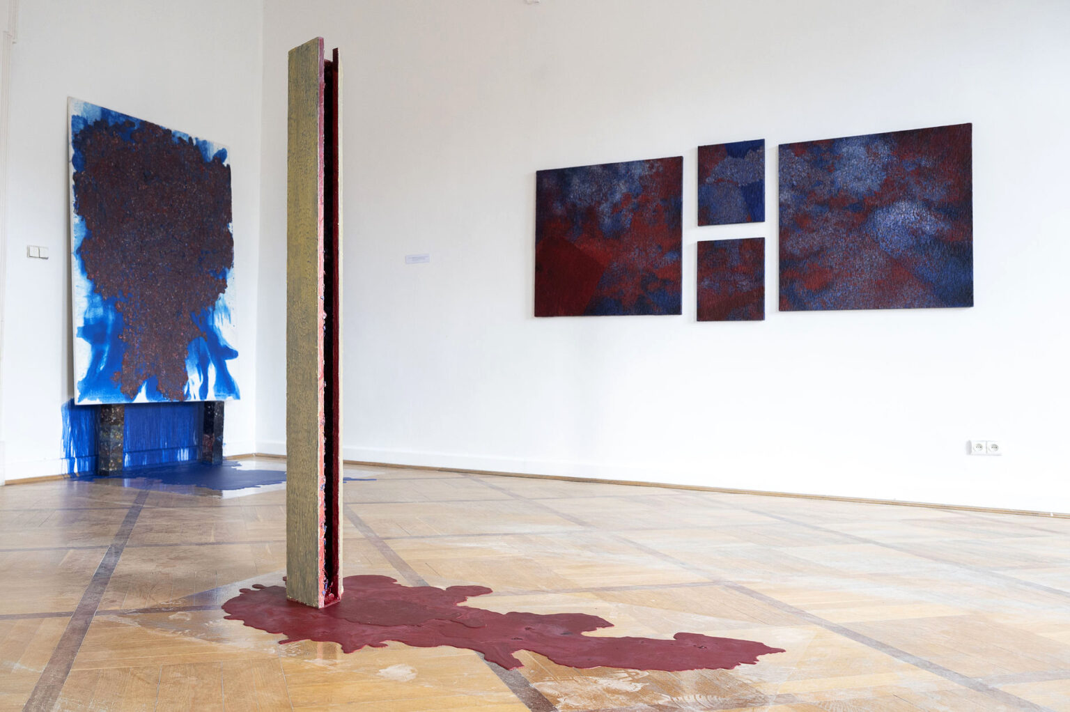 widok prac w galerii