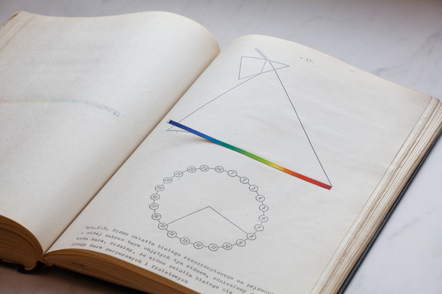 Na zdjęciu widać osiem kwadratów różnokolorowych ułożonych w dwóch rzędach, na których są umieszczone mniejsze kolorowe kwadraty.