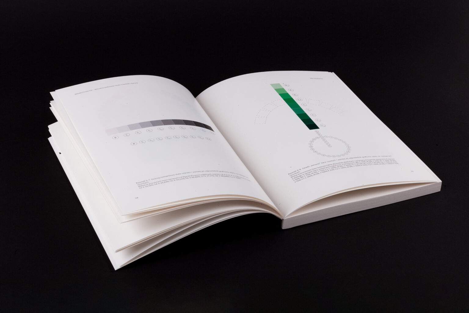 Wykresy na dwóch stronach.