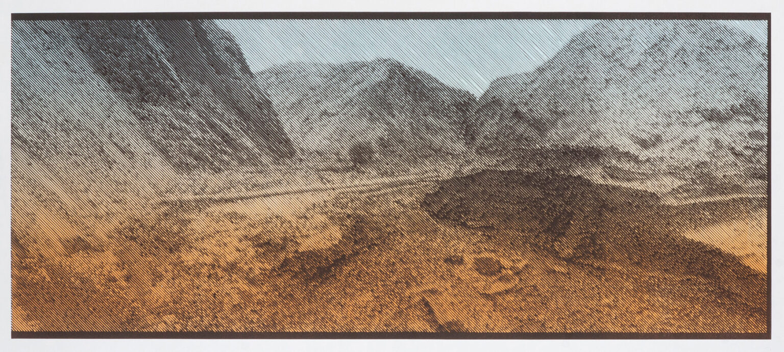 linoryt: górska dolina