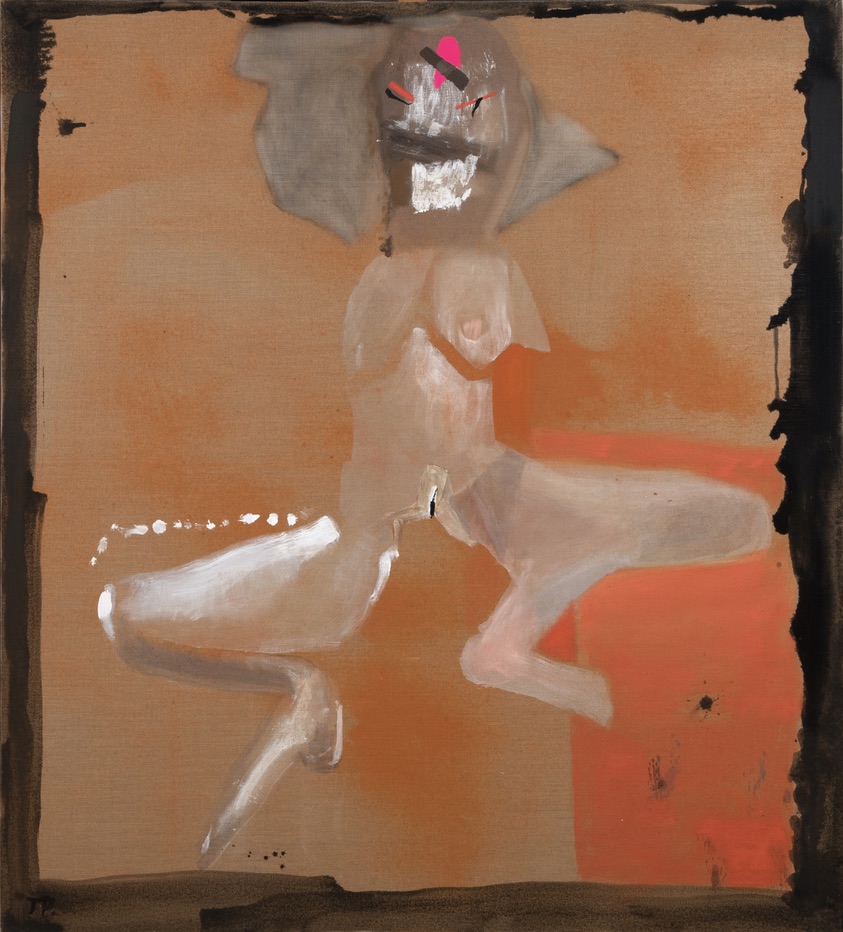 abstrakcyjny obraz nagiej kobiety