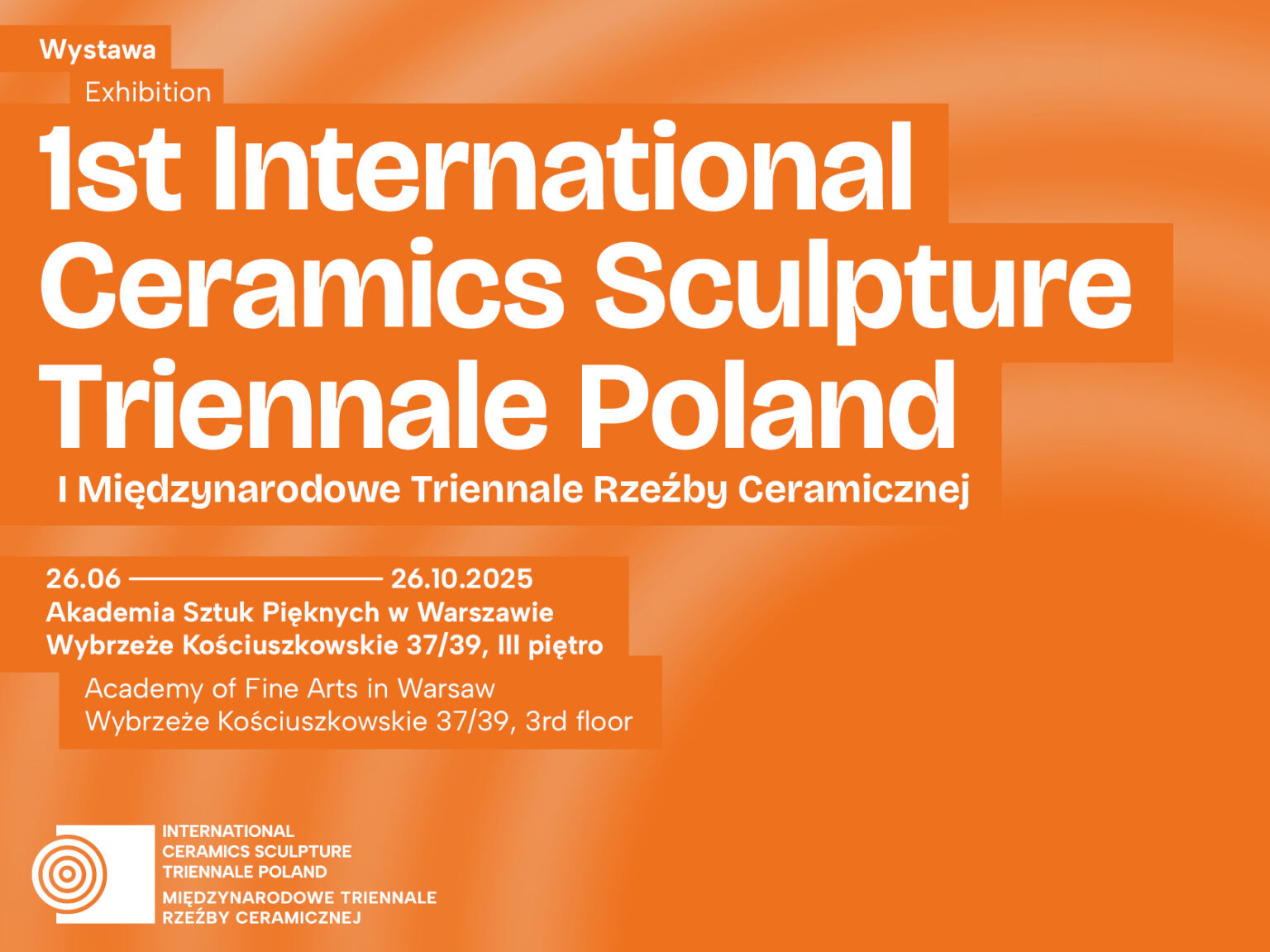 pomarańczowa grafika z białymi napisami